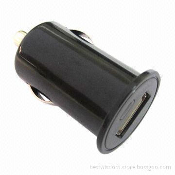 Mini USB Mobile Phone Charger with 5V DC Output Voltage and 1A Charging Rate